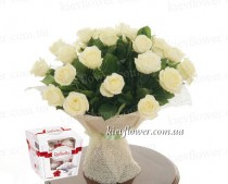 25 roses + Raffaello