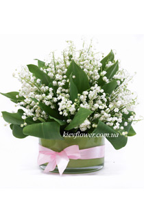 The composition of lilies of the valley
