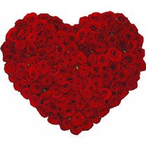 Heart of roses - St. Valentine's Day.