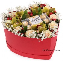 Candy, flowers, love